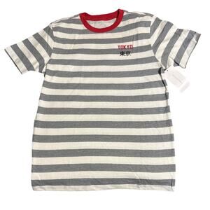 NWT/NWOT Neon Riot Urban Outfitters Striped Tokyo Crew Neck Women Shirt Japanese